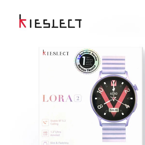 SMARTWATCH LORA COLOR MORADO KIESLECT E.1